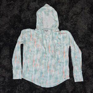 Ocean + Coast Longsleeve Pullover Lightweight Hoodie with Thumbholes